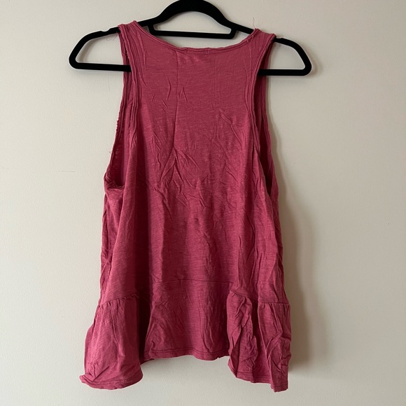 Gap Cotton Pastel Red Tank Top A line - Picture 6 of 6
